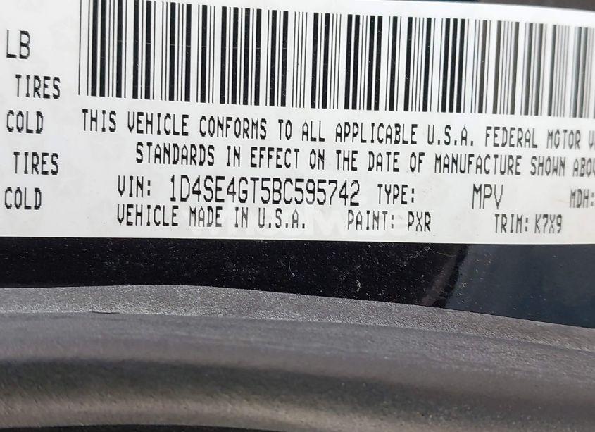 Photo 9 of 2011 Dodge Durango CREW (VIN 1D4SE4GT5BC595742)