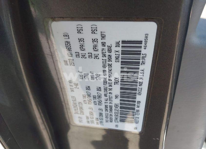 Photo 9 of 2002 Dodge Ram 1500 ST (VIN 1D7HA16K32J214501)