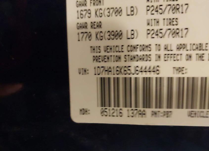 Photo 9 of 2005 Dodge Ram 1500 ST (VIN 1D7HA16K65J644446)