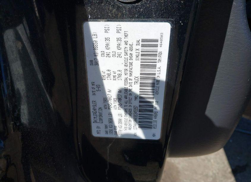 Photo 9 of 2003 Dodge Ram 1500 ST/SLT (VIN 1D7HA18N03S345257)