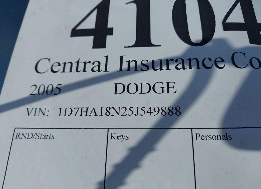 Photo 9 of 2005 Dodge Ram 1500 SLT/LARAMIE (VIN 1D7HA18N25J549888)
