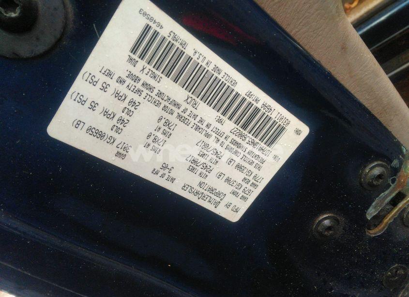 Photo 9 of 2005 Dodge Ram 1500 SLT/LARAMIE (VIN 1D7HA18N65J600227)