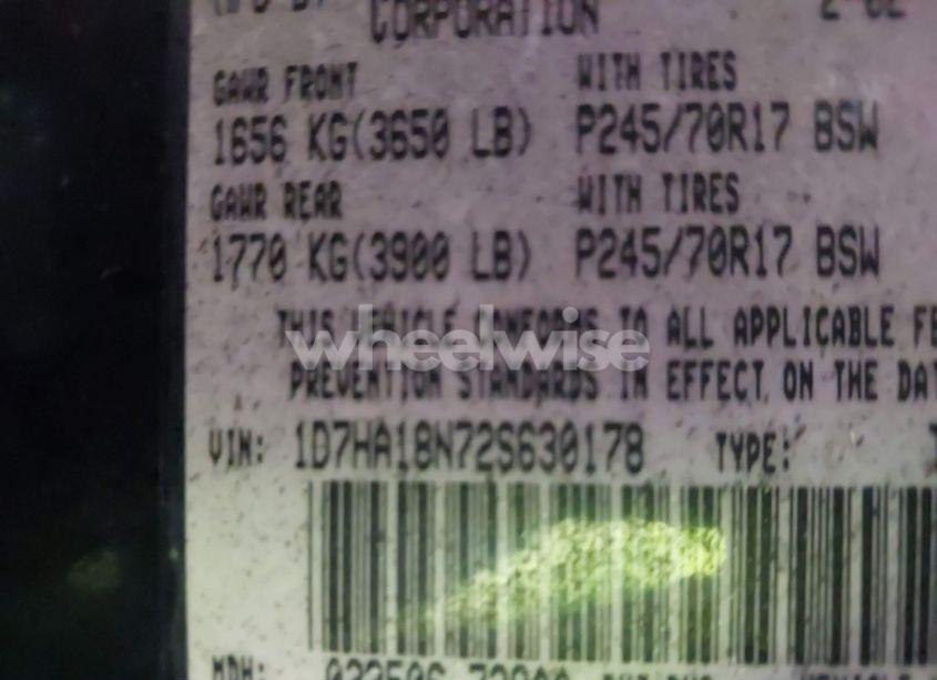 Photo 9 of 2002 Dodge Ram 1500 ST (VIN 1D7HA18N72S630178)