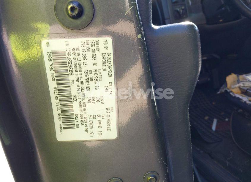 Photo 9 of 2002 Dodge Ram 1500 SLT (VIN 1D7HA18Z52S623958)