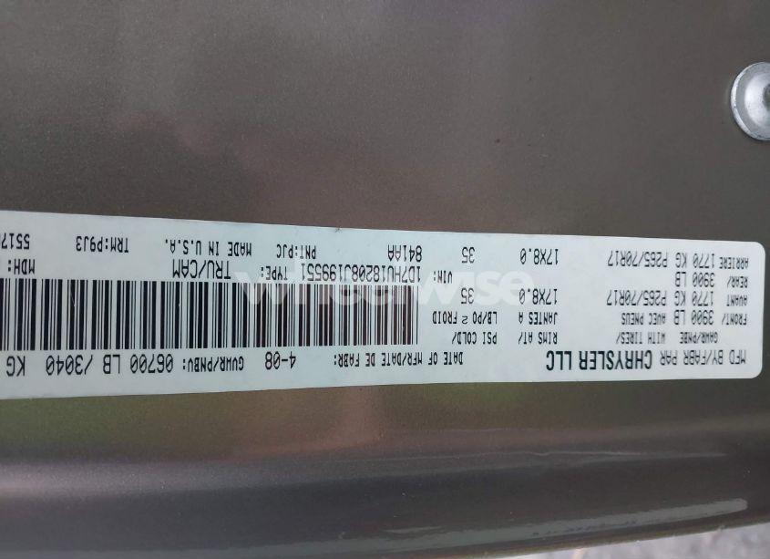 Photo 9 of 2008 Dodge Ram 1500 ST/SXT (VIN 1D7HU18208J199551)