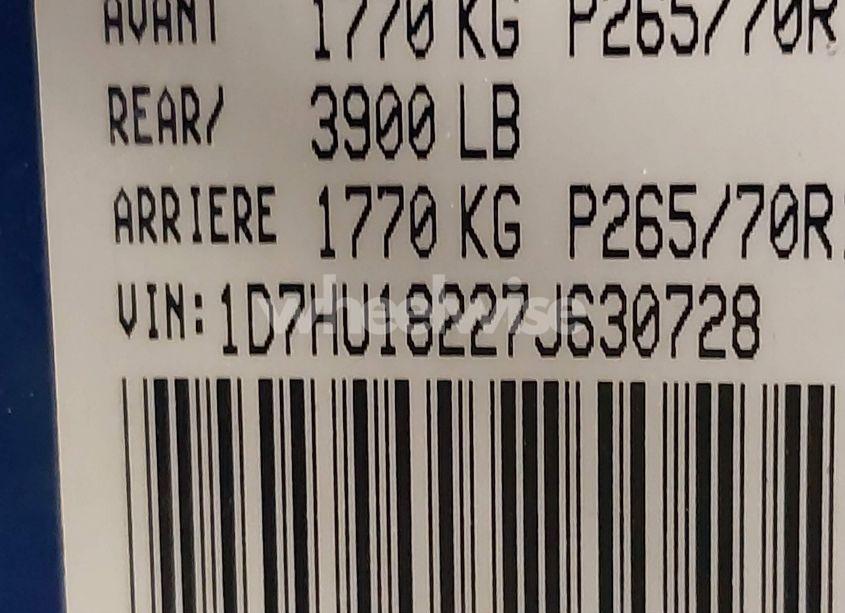 Photo 9 of 2007 Dodge Ram 1500 ST (VIN 1D7HU18227J630728)