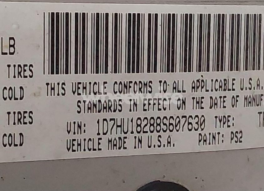 Photo 9 of 2008 Dodge Ram 1500 SLT (VIN 1D7HU18288S607630)