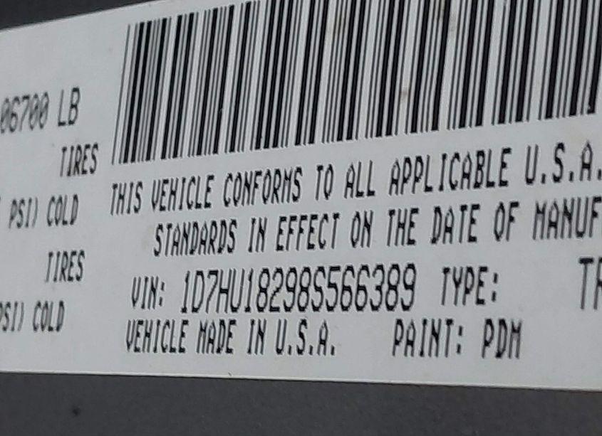 Photo 9 of 2008 Dodge Ram 1500 SLT (VIN 1D7HU18298S566389)