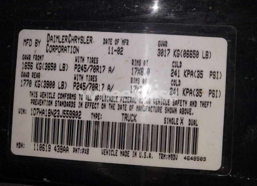 Photo 8 of 2006 Dodge Ram 1500 SLT/TRX4 OFF ROAD/SPORT (VIN 1D7HU18N56S548849)