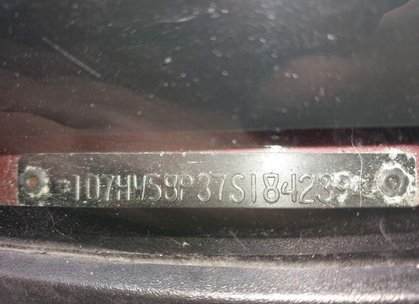 Photo 9 of 2007 Dodge Dakota LARAMIE (VIN 1D7HW58P37S184239)