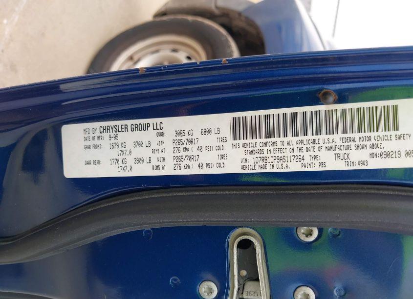 Photo 9 of 2010 Dodge Ram 1500 ST (VIN 1D7RB1CP9AS117264)