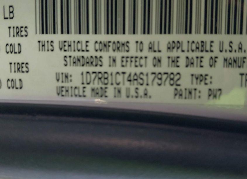 Photo 9 of 2010 Dodge Ram 1500 SLT/SPORT/TRX (VIN 1D7RB1CT4AS179782)