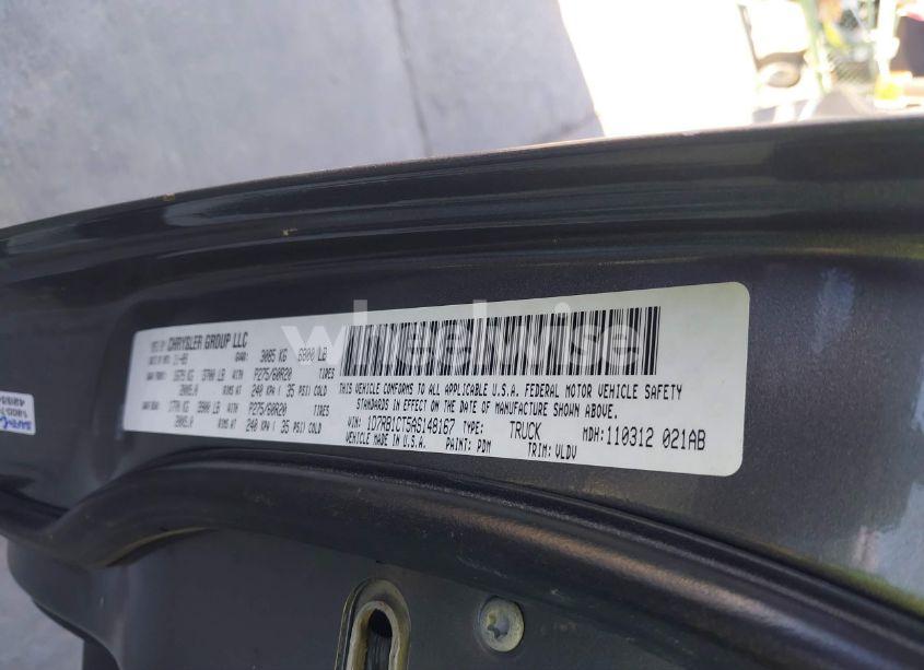 Photo 9 of 2010 Dodge Ram 1500 LARAMIE (VIN 1D7RB1CT5AS148167)