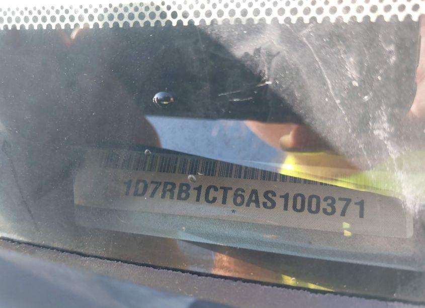 Photo 9 of 2010 Dodge Ram 1500 SLT/SPORT/TRX (VIN 1D7RB1CT6AS100371)
