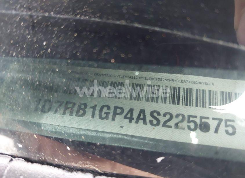 Photo 9 of 2010 Dodge Ram 1500 SLT/SPORT/TRX (VIN 1D7RB1GP4AS225575)
