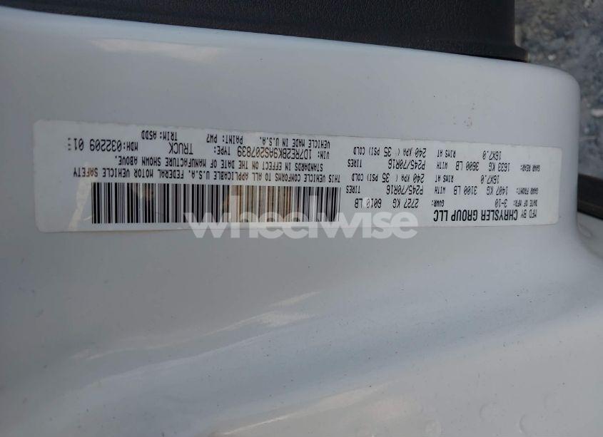 Photo 9 of 2010 Dodge Dakota ST (VIN 1D7RE2BK9AS207839)