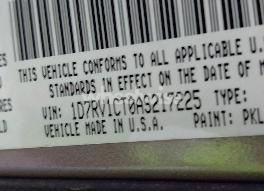 Photo 9 of 2010 Dodge Ram 1500 ST (VIN 1D7RV1CT0AS217225)