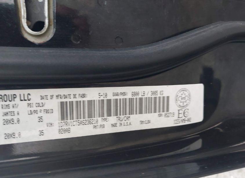 Photo 9 of 2010 Dodge Ram 1500 SLT/SPORT/TRX (VIN 1D7RV1CT5AS236210)