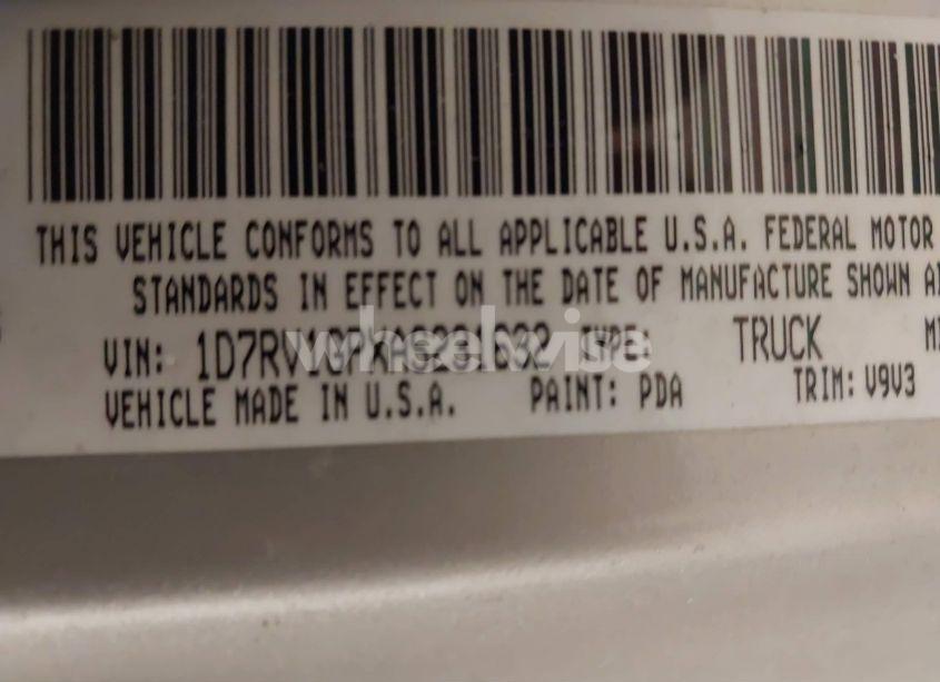 Photo 9 of 2010 Dodge Ram 1500 ST (VIN 1D7RV1GPXAS231632)