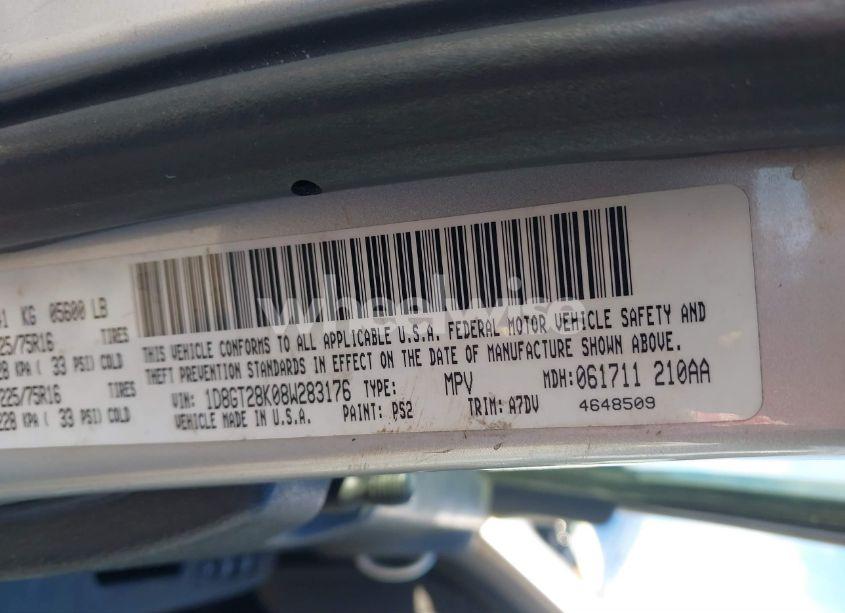 Photo 9 of 2008 Dodge Nitro SXT (VIN 1D8GT28K08W283176)