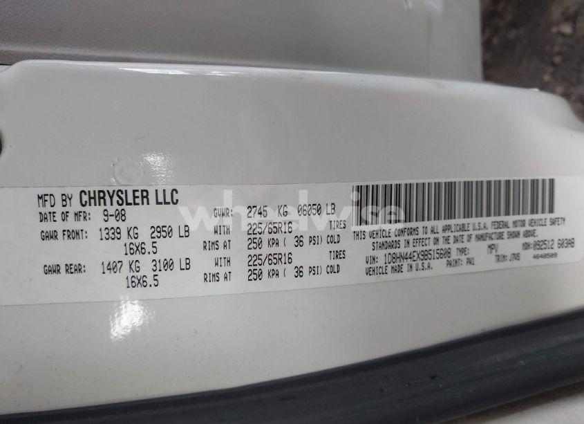 Photo 9 of 2009 Dodge Grand CARAVAN SE (VIN 1D8HN44EX9B515608)