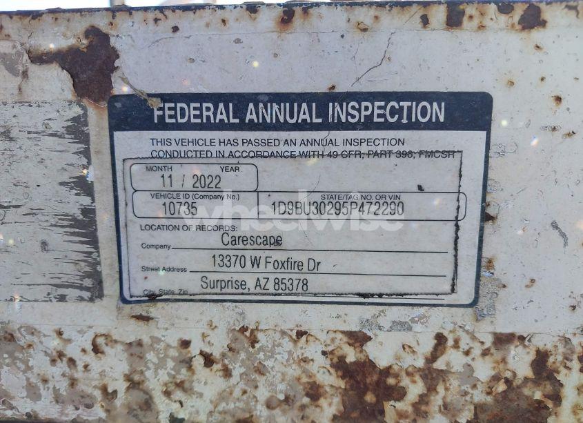 Photo 9 of 2005 Drake Trailer N/A (VIN 1D9BU30295P472290)