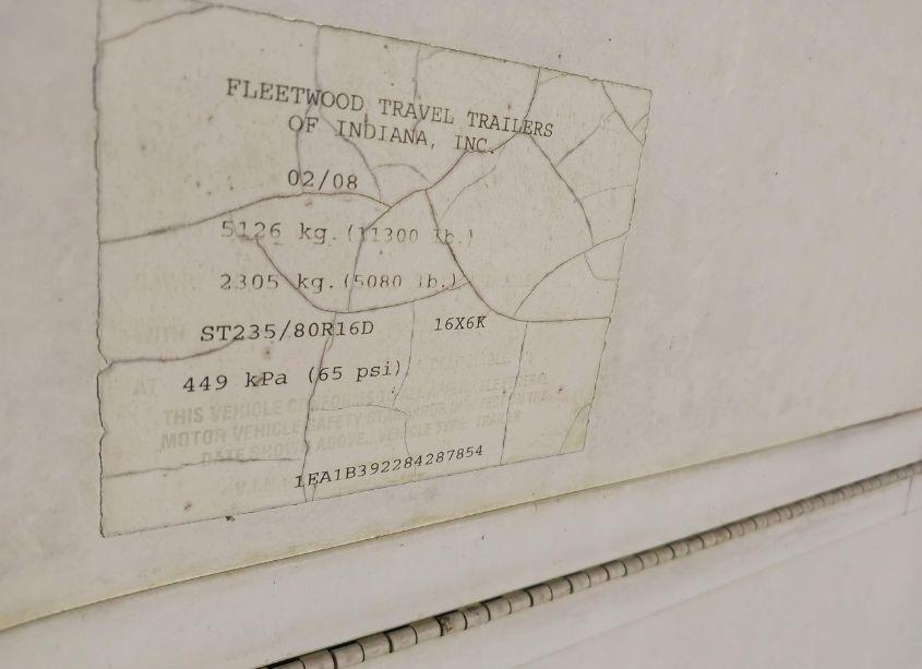 Photo 9 of 2008 Fleetwood Terry 390 (VIN 1EA1B392284287854)