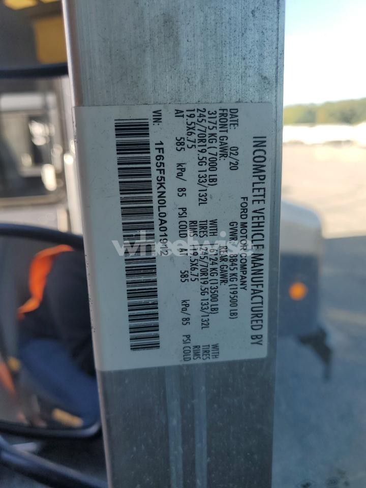 Photo 14 of 2020 FORD F59 (VIN 1F65F5KN0L0A01912)
