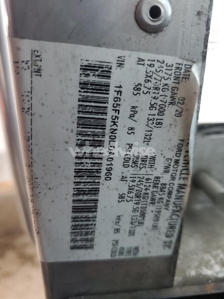 Photo 13 of 2020 FORD F59 (VIN 1F65F5KN0L0A01960)