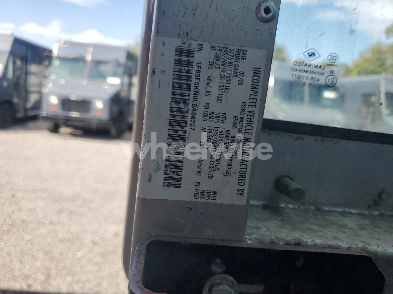 Photo 12 of 2020 FORD F59 DELIVERY VAN (VIN 1F65F5KN0L0A06267)