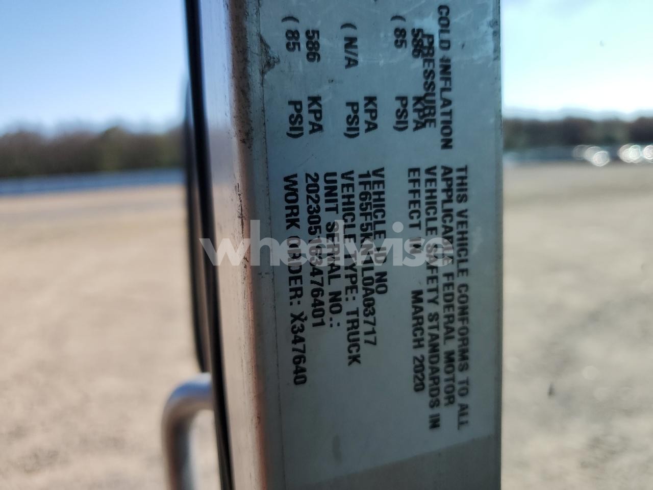 Photo 13 of 2020 FORD F59 (VIN 1F65F5KN1L0A03717)
