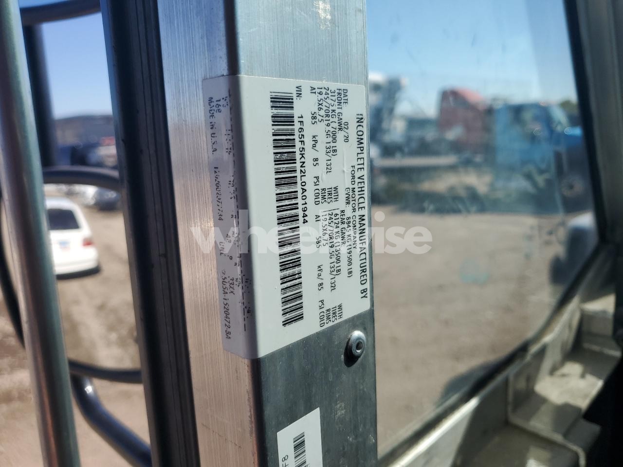 Photo 12 of 2020 FORD F59 (VIN 1F65F5KN2L0A01944)