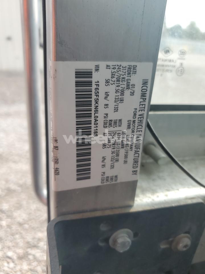 Photo 12 of 2020 FORD F59 (VIN 1F65F5KN6L0A01185)