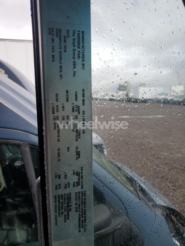 Photo 11 of 2020 FORD F59 (VIN 1F65F5KN6L0A03826)