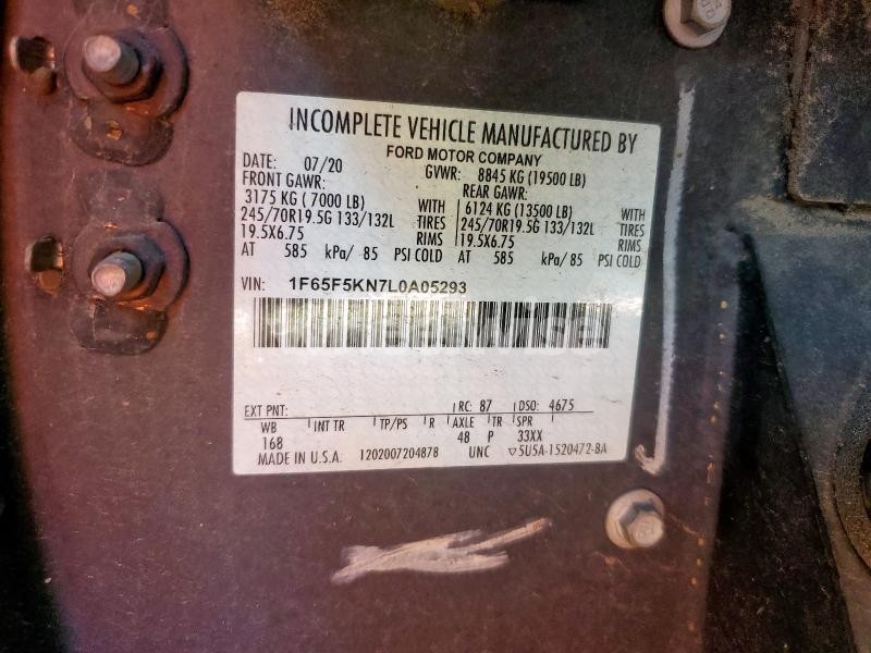 Photo 11 of 2020 FORD F59 (VIN 1F65F5KN7L0A05293)