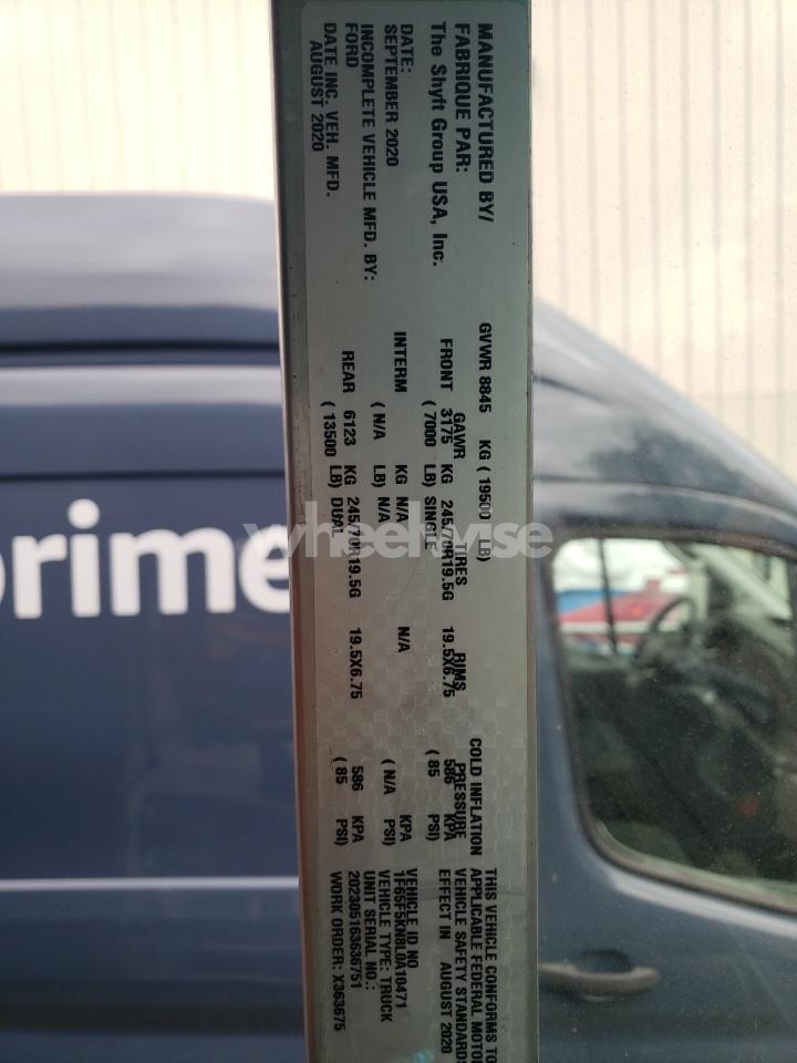 Photo 13 of 2020 FORD F59 (VIN 1F65F5KN8L0A10471)