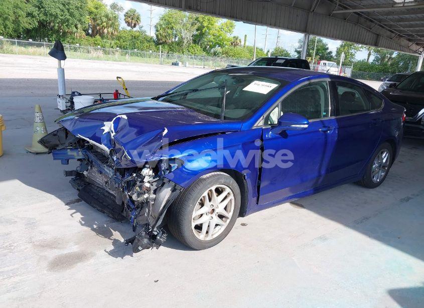 Photo 2 of 2016 Ford Fusion SE (VIN 1FA6P0H72G5108730)