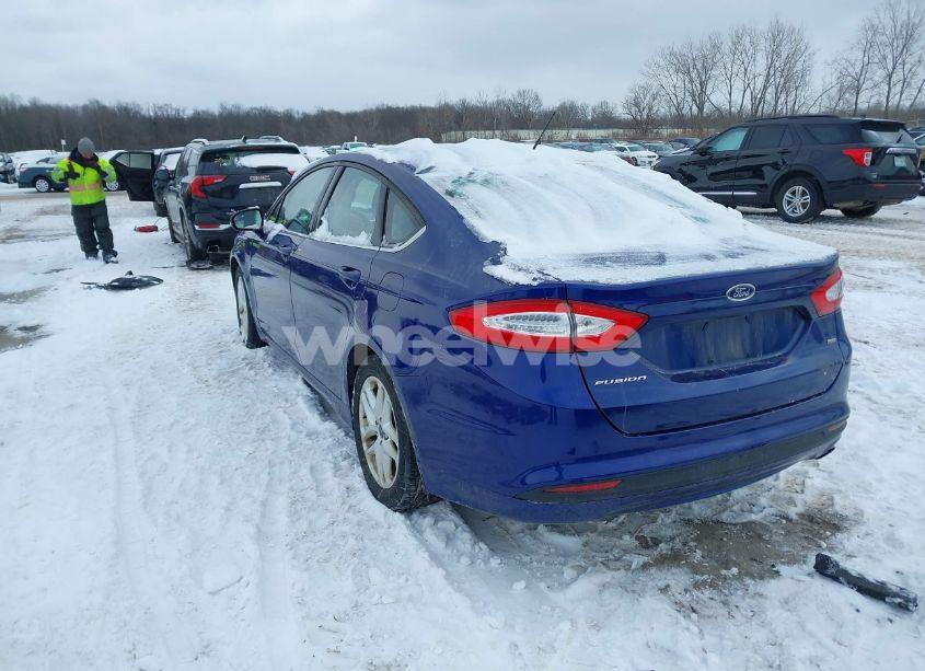 Photo 3 of 2014 Ford Fusion SE (VIN 1FA6P0H76E5398595)