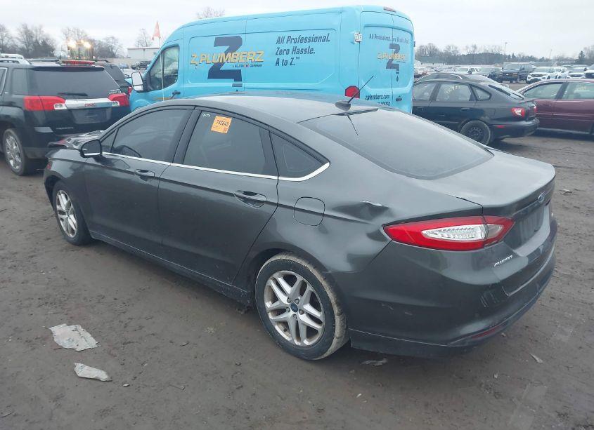 Photo 3 of 2016 Ford Fusion SE (VIN 1FA6P0H76G5121013)