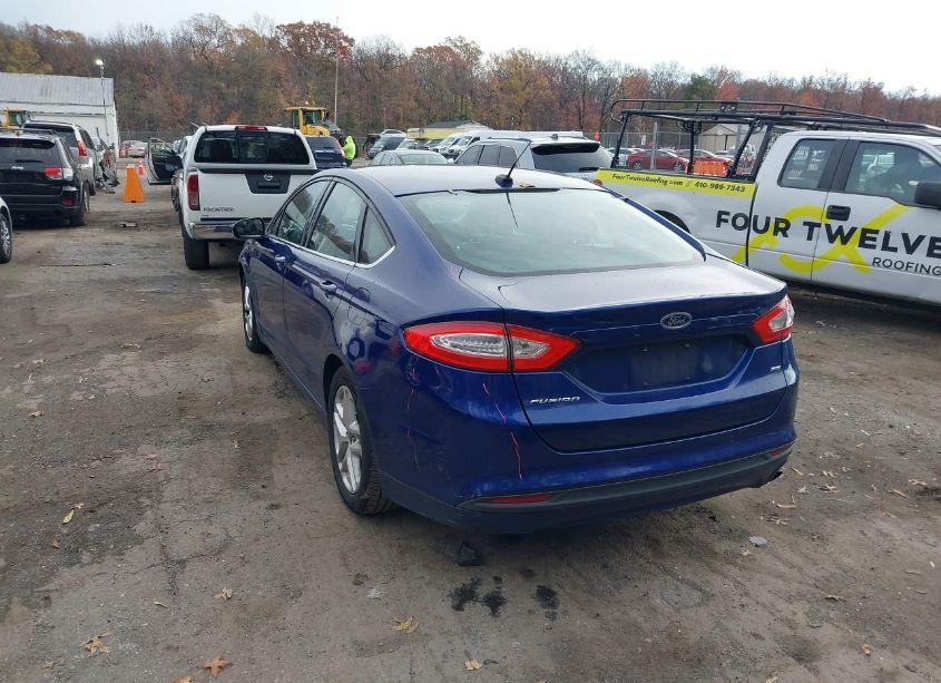 Photo 3 of 2014 Ford Fusion SE (VIN 1FA6P0H78E5406485)