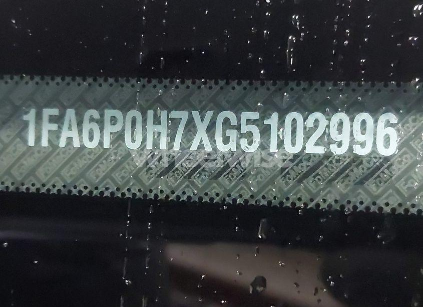 Photo 9 of 2016 Ford Fusion SE (VIN 1FA6P0H7XG5102996)