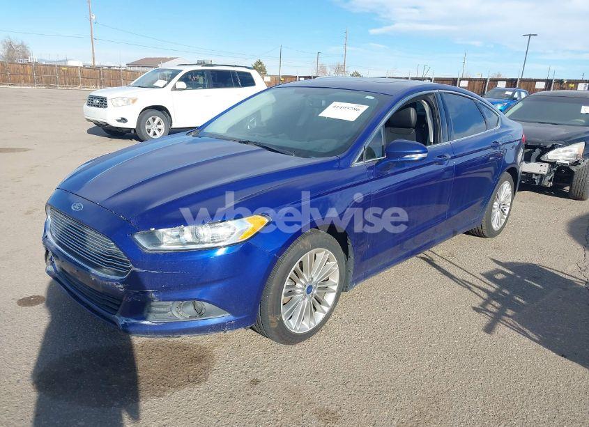 Photo 2 of 2016 Ford Fusion SE (VIN 1FA6P0HD1G5106652)