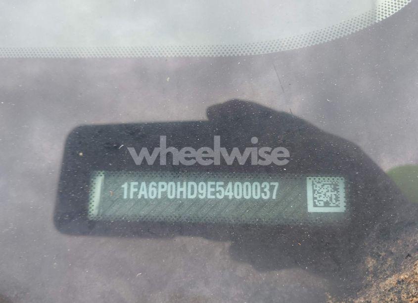 Photo 9 of 2014 Ford Fusion SE (VIN 1FA6P0HD9E5400037)