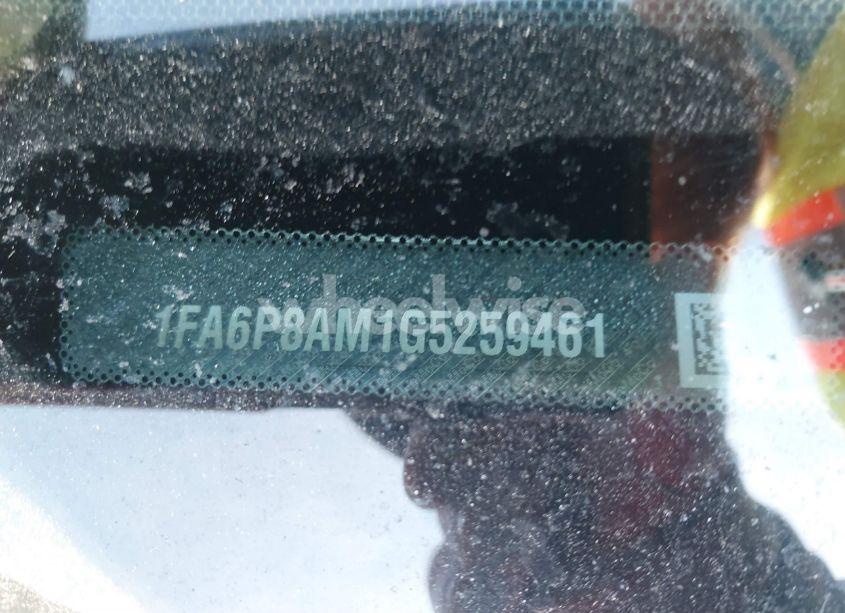 Photo 9 of 2016 Ford Mustang V6 (VIN 1FA6P8AM1G5259461)