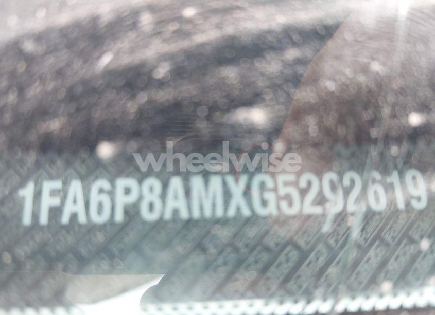 Photo 9 of 2016 Ford Mustang V6 (VIN 1FA6P8AMXG5292619)