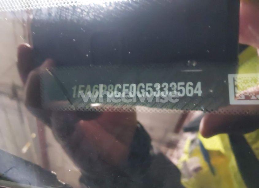 Photo 9 of 2016 Ford Mustang GT PREMIUM (VIN 1FA6P8CF0G5333564)