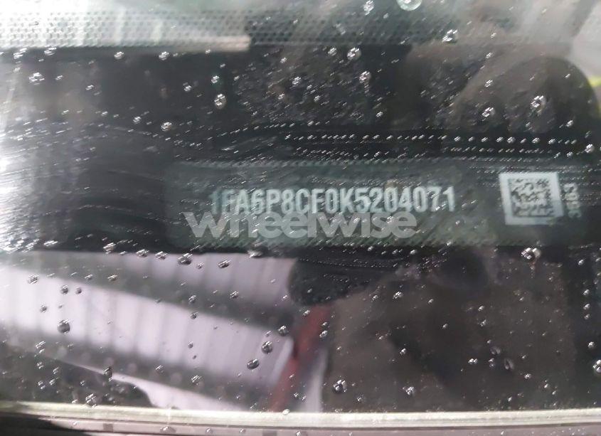 Photo 9 of 2019 Ford Mustang GT (VIN 1FA6P8CF0K5204071)