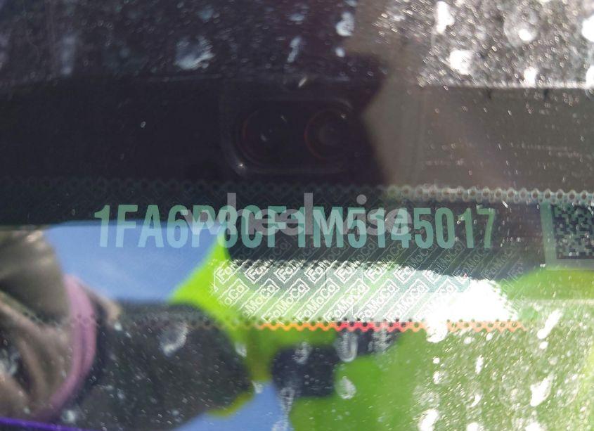 Photo 9 of 2021 Ford Mustang GT PREMIUM FASTBACK (VIN 1FA6P8CF1M5145017)