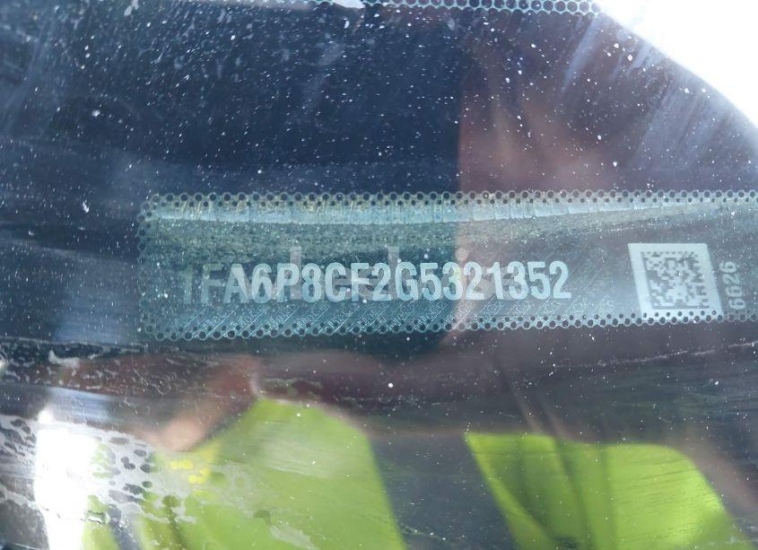 Photo 9 of 2016 Ford Mustang GT (VIN 1FA6P8CF2G5321352)