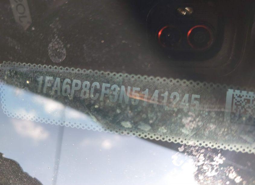 Photo 9 of 2022 Ford Mustang GT PREMIUM (VIN 1FA6P8CF3N5141245)